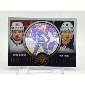 2024-25 Upper Deck SPx Auston Matthews Adam Fantilli Excellence Redefined #EX-8